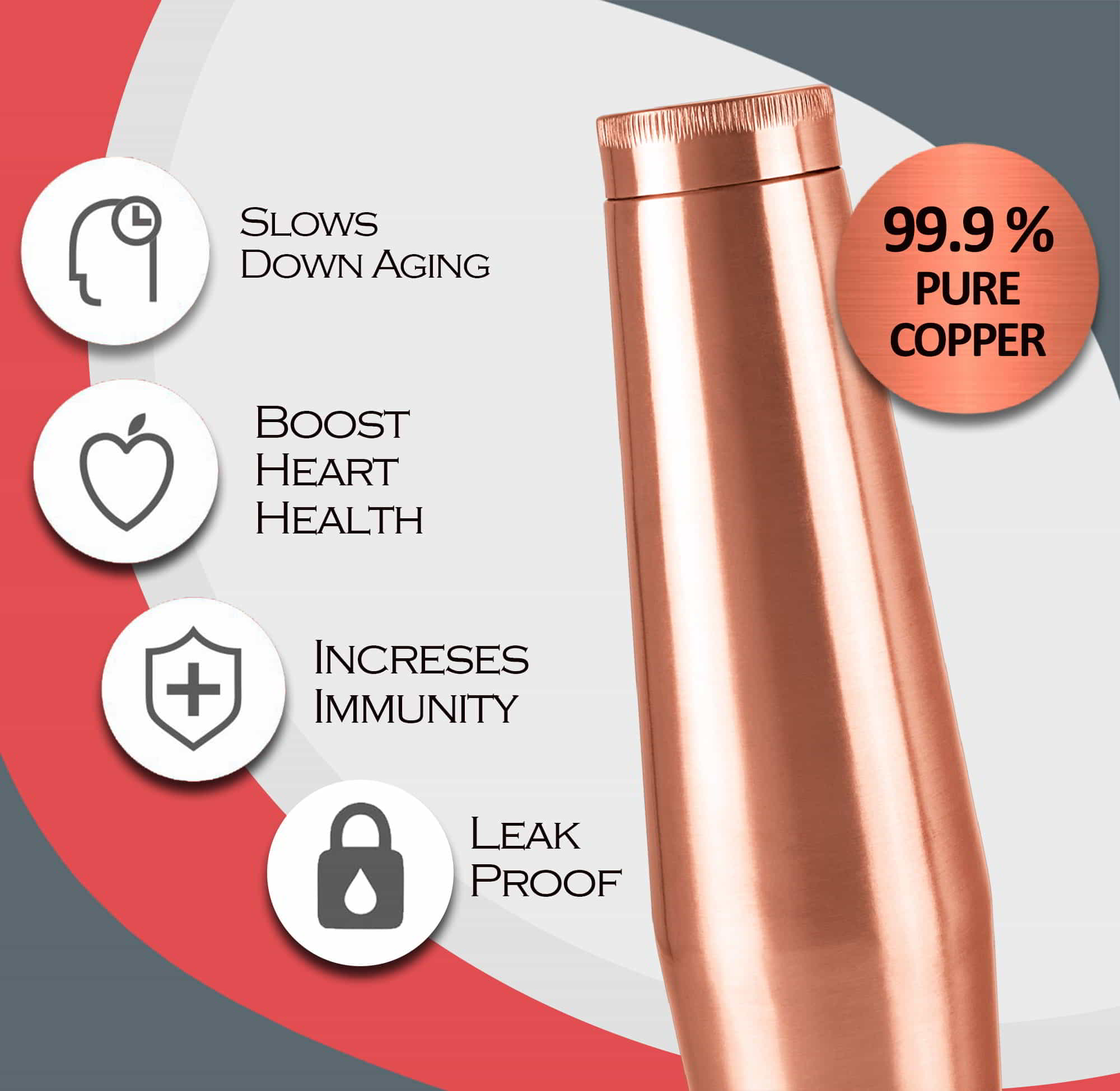Copper Crown Water Bottle (Milton) - Image 6
